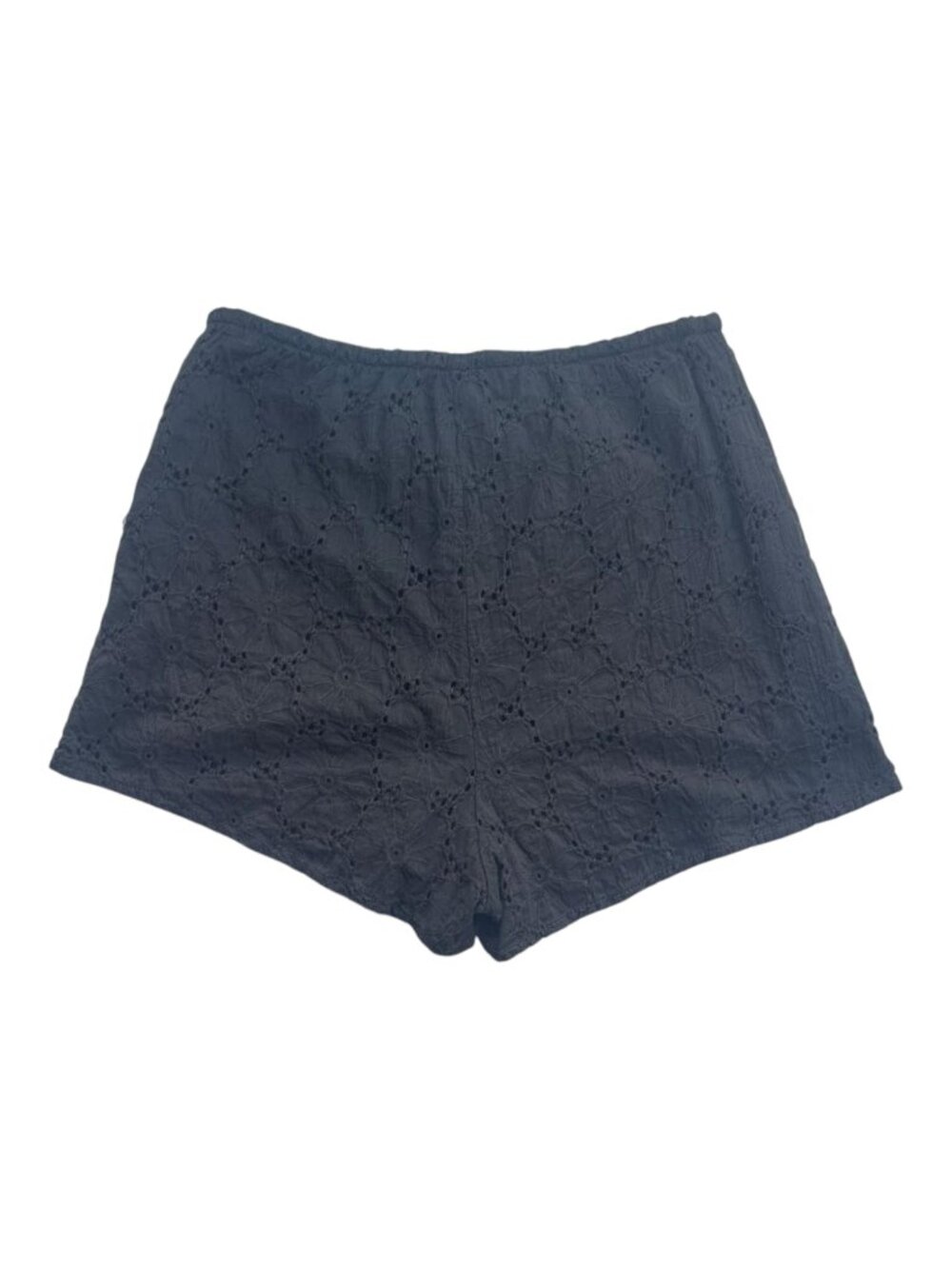 SAGE The Label Black Eyelet Embroidered Drawstring Shorts – XS - Picture 3 of 4